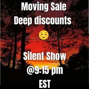 Silent Show Moving Sale